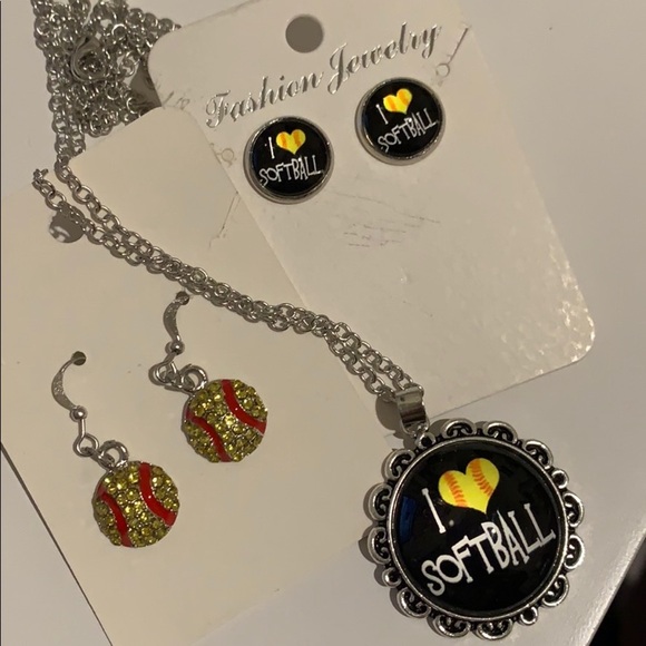 Jewelry - 3/$20 Softball Jewelry Set